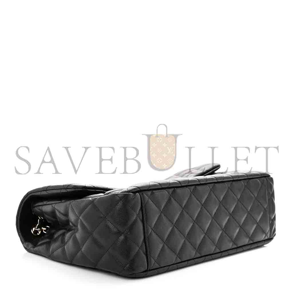 Ch*el master maxi cf40 caviar quilted travel flap bag (40*27*12cm)